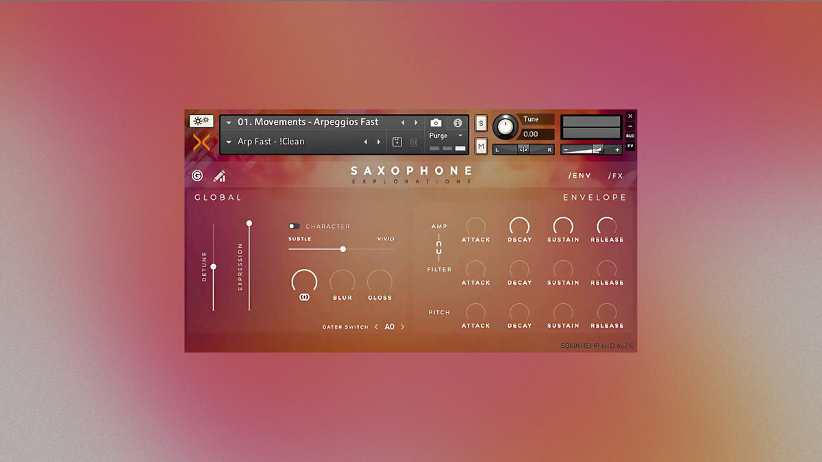Saxophone Simulator Saxophone Sample Library for Kontakt - Saxophone Explorations – Sonixinema
