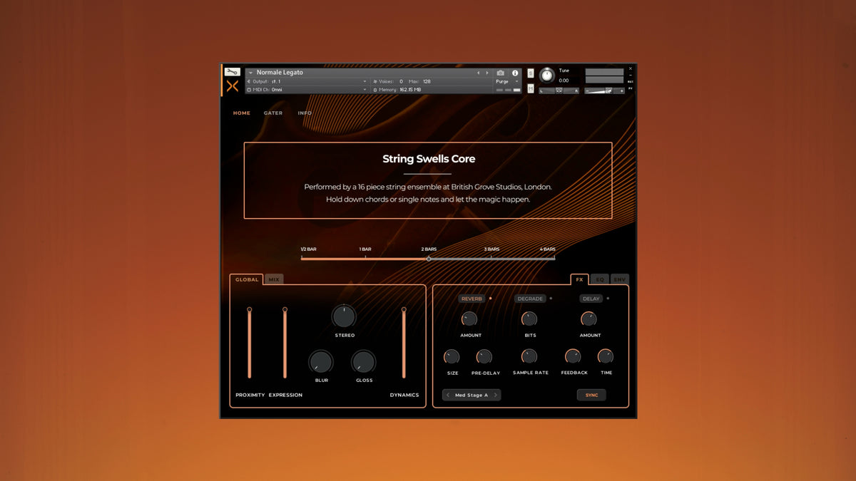String Sample Library for Kontakt - String Swells CORE – Sonixinema